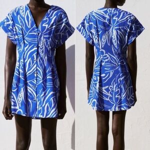 Zara Grecian Blue & White Santorini Dress